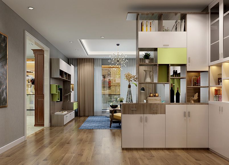 玄關(guān)柜定制，星空梵高全屋定制