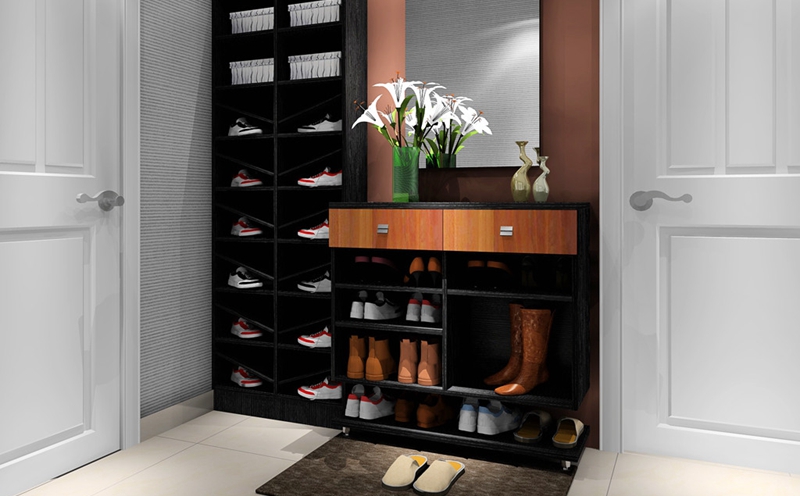 定制鞋柜，星空梵高全屋定制