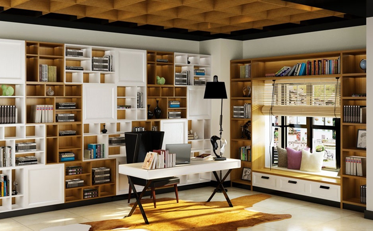 定制書(shū)柜尺寸，星空梵高全屋定制