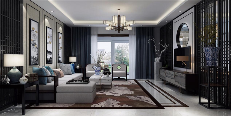 中式風(fēng)格全屋定制,星空梵高全屋定制