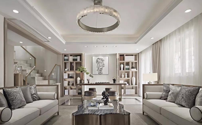 輕奢·新中式風格全屋定制，星空梵高全屋定制