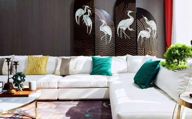 輕奢·新中式風格全屋定制，星空梵高全屋定制