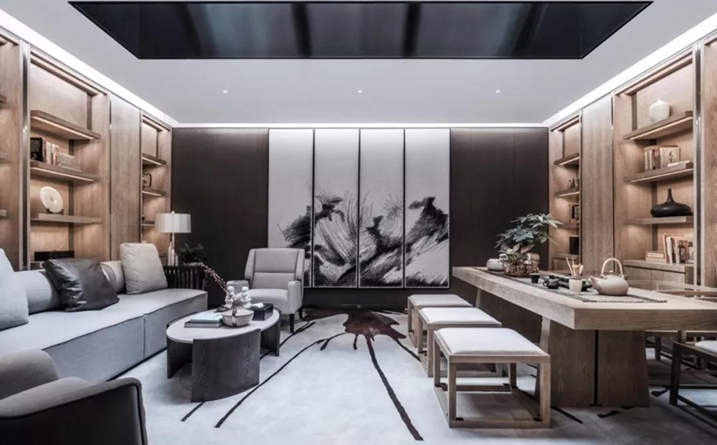 輕奢·新中式風格全屋定制，星空梵高全屋定制