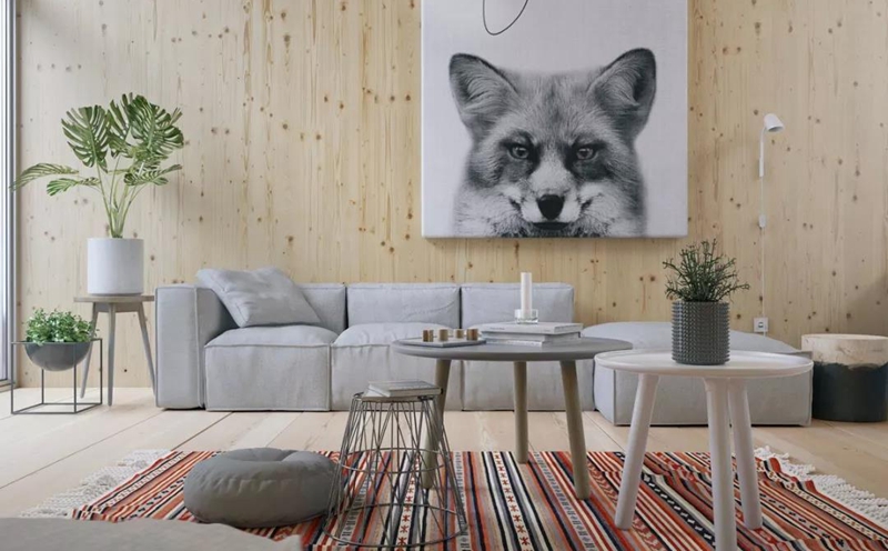 原木風全屋定制家居，星空梵高全屋定制